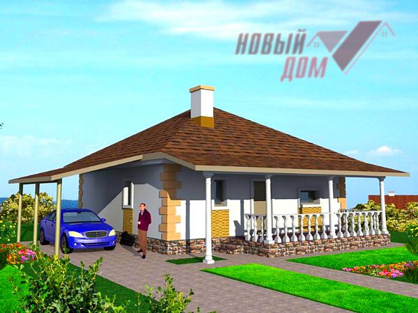 Проект 65 м2 бетонщик 2 строительство домов Волгоград Волжский проекты цены под ключ