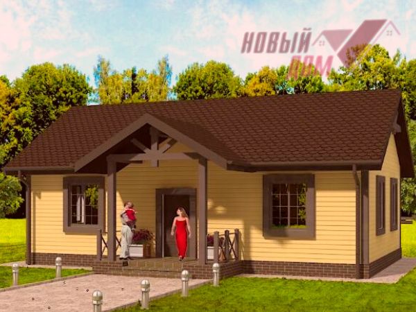 Проект дома 65 м2 строительство домов под ключ в Волгограде Волжском проекты цены
