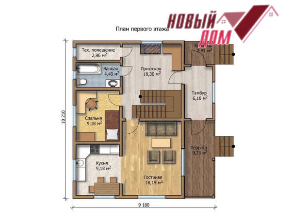 Проект дома 140 м2 строительство домов Волгоград Волжский проекты цены дом под ключ