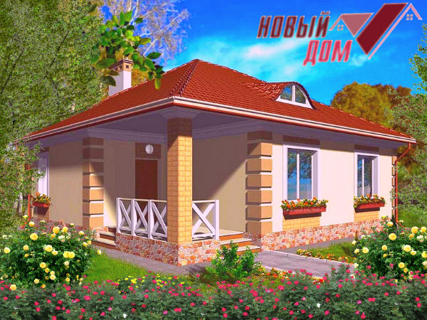 Проект дома 71м2 строительство домов Волгоград Волжский проекты цены дом под ключ