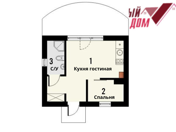 Дачный дом проект Строительство каркасных домов Волгоград