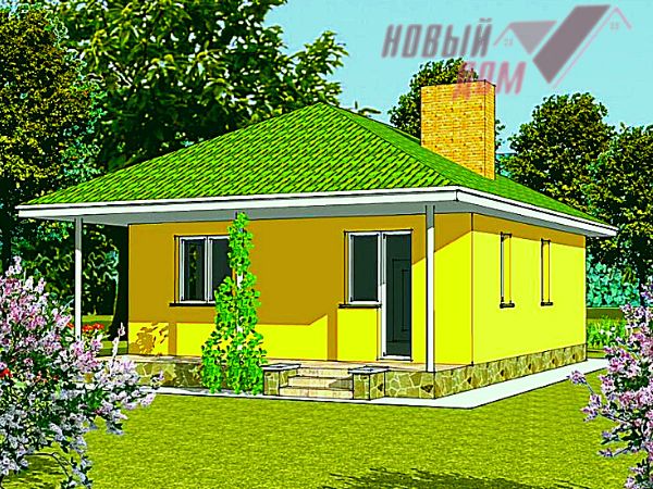 Проект дома 45 м2 строительство домов в Волгограде Волжском под ключ проекты цены