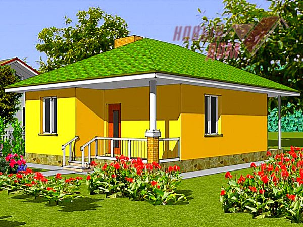 Проект дома 45 м2 строительство домов в Волгограде Волжском под ключ проекты цены