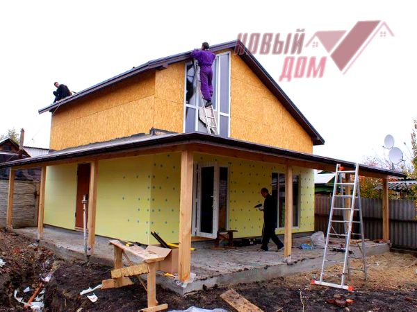 Строительство каркасного дома 85м2 в Волгограде под ключ проекты и цены