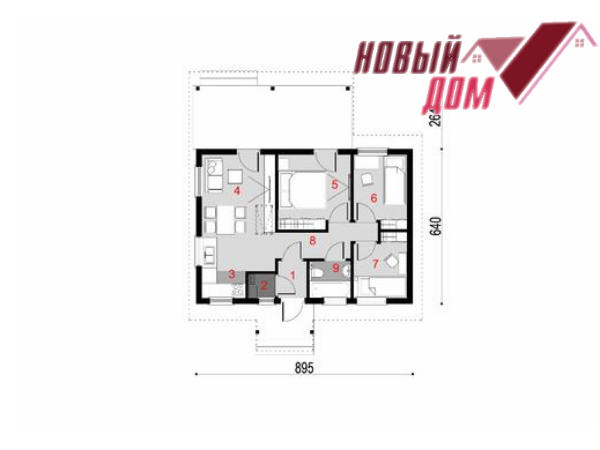 Проект дома 49м2 строительство домов Волгоград Волжский проекты цены дом под ключ