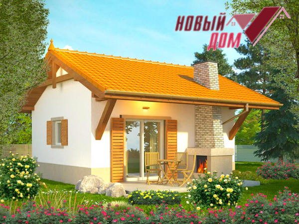 Дачный дом 26 м2 Строительство домов под ключ Волгоград