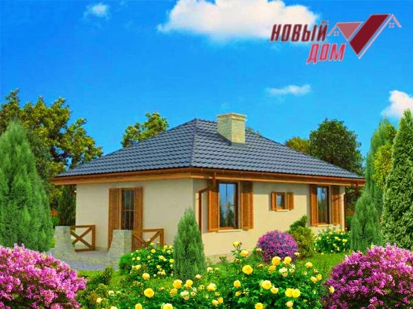 Проект дома 55 м2 Строительство каркасных домов Волгоград Волжский проекты цены